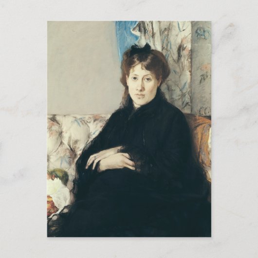 Portret van Madame Edma Pontillon 1871 Briefkaart (Voorkant)