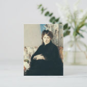 Portret van Madame Edma Pontillon 1871 Briefkaart (Staand voorkant)