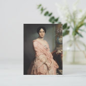 Portret van Madame F, 1850-51 Briefkaart (Staand voorkant)