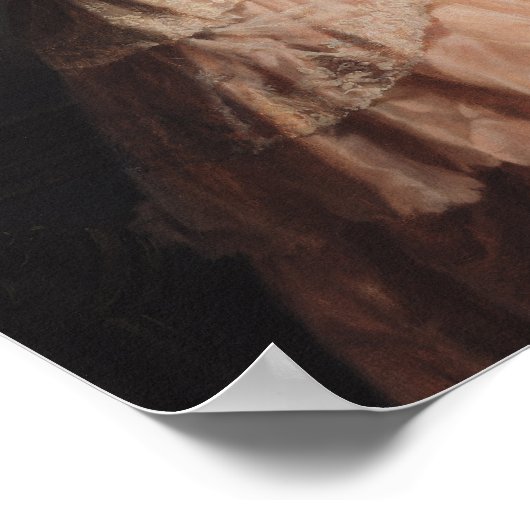 Portret van Madame F, 1850-51 Poster (Hoek)