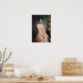 Portret van Madame F, 1850-51 Poster (Keuken)