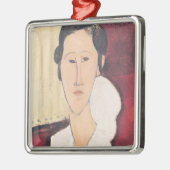 Portret van Madame Hanka Zborowska, 1917 Metalen Ornament (Links)