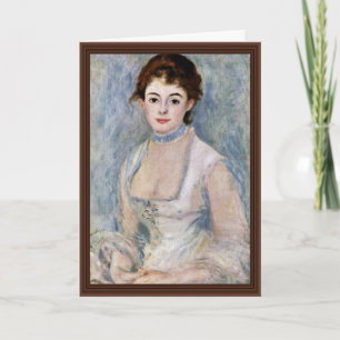 Portret van Madame Henriot door Pierre-Auguste Kaart