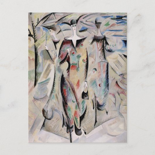 Portret van Madame Holder Alice Bailly Briefkaart (Voorkant)