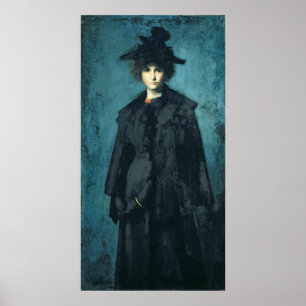 Portret van Madame Laura Leroux Poster