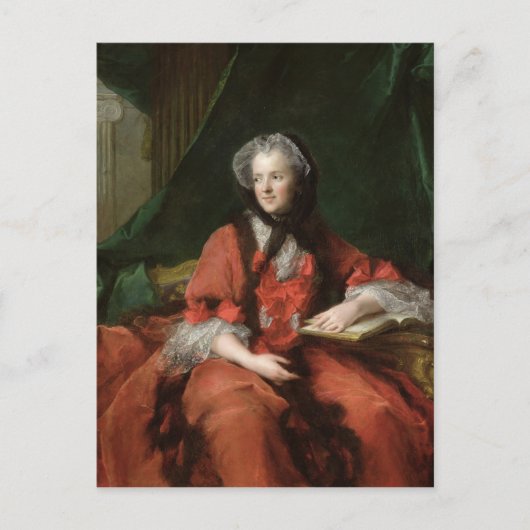 Portret van Madame Maria Leszczynska 1748 Briefkaart (Voorkant)