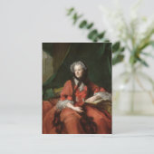 Portret van Madame Maria Leszczynska 1748 Briefkaart (Staand voorkant)