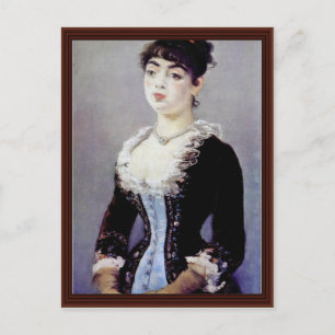 Portret van Madame Michel-Levy door Manet Edouard Briefkaart