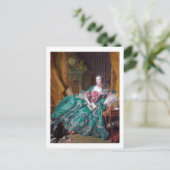 Portret van Madame Pompadour, Boucher Briefkaart (Staand voorkant)