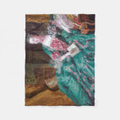 Portret van Madame Pompadour, Boucher Fleece Deken (Voorkant)