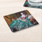 Portret van Madame Pompadour, Boucher Kartonnen Onderzetters (Schuin)