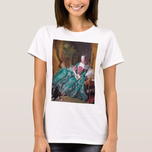 Portret van Madame Pompadour, Boucher T-shirt (Voorkant)