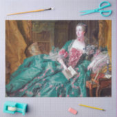 Portret van Madame Pompadour, Boucher Tissuepapier (Craft)