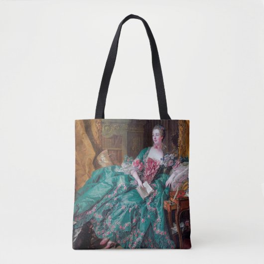 Portret van Madame Pompadour, Boucher Tote Bag (Voorkant)