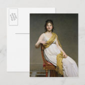 Portret van Madame Raymond de Verninac 1798-99 Briefkaart (Voorkant / Achterkant)