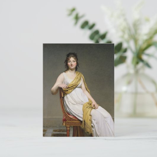 Portret van Madame Raymond de Verninac 1798-99 Briefkaart (Staand voorkant)