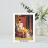 Portret van Madame Récamier Briefkaart (Staand voorkant)