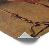 Portret van Madame Recamier door Jacques-Louis Dav Poster (Hoek)