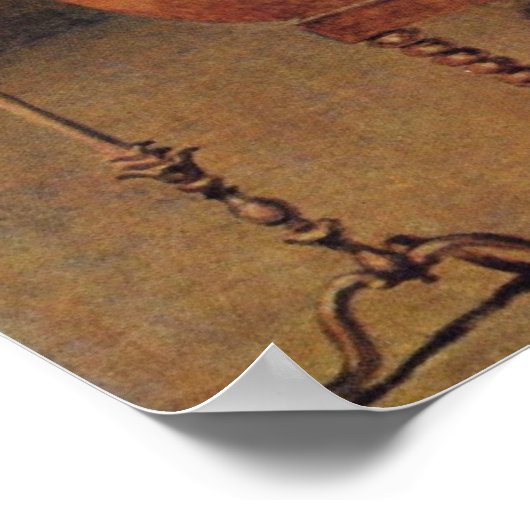 Portret van Madame Recamier door Jacques-Louis Dav Poster (Hoek)