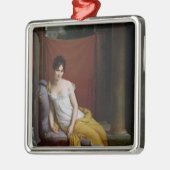 Portret van Madame Recamier Metalen Ornament (Links)
