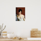 Portret van Madame Recamier Poster (Keuken)