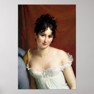 Portret van Madame Recamier Poster