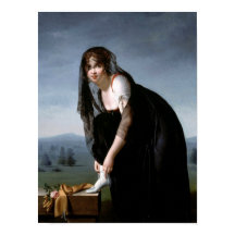 Portret van Madame Soustra. Marie-denise Villers