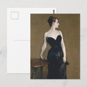 Portret van Madame X door John Singer Sargent Briefkaart