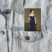 Portret van Madame X door John Singer Sargent Button (Insitu)