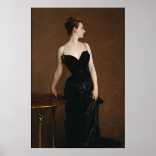 Portret van Madame X door John Singer Sargent Poster