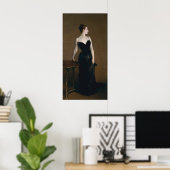 Portret van Madame X (Madame Gautreau) van Sargent Poster (Thuiskantoor)