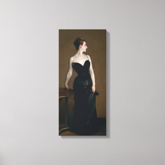 Portret van Madame X van John Singer Sargent, 1884 Canvas Afdruk (Voorkant)