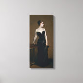 Portret van Madame X van John Singer Sargent, 1884 Canvas Afdruk (Voorkant)