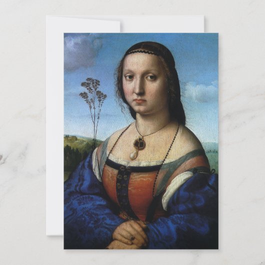 Portret van Maddalena Doni door Raphael Sanzio (Voorkant)