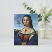 Portret van Maddalena Doni door Raphael Sanzio Briefkaart (Staand voorkant)