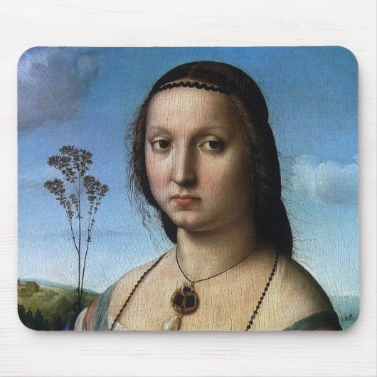 Portret van Maddalena Doni door Raphael Sanzio Muismat (Voorkant)