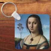 Portret van Maddalena Doni door Raphael Sanzio Sleutelhanger (Voorkant)