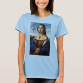 Portret van Maddalena Doni door Raphael Sanzio T-shirt (Voorkant)
