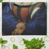 Portret van Maddalena Doni door Raphael Sanzio Theedoek (Gevouwen)