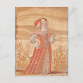 Portret van Madeleine Bejart in de rol van Briefkaart (Voorkant)