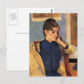 Portret van Madeline bernard - Paul Gauguin Briefkaart (Voorkant / Achterkant)