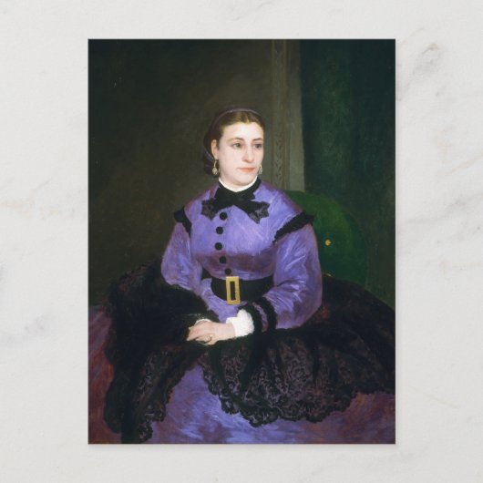 Portret van Mademoiselle Sicot Auguste Renoir Briefkaart (Voorkant)