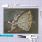 Portret van Mademoiselle Violette, Edward Haytley Tissuepapier (Craft)