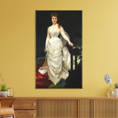 Portret van Mademoiselle X, 1873 Canvas Afdruk (Insitu (Woonkamer))