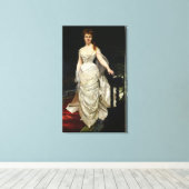 Portret van Mademoiselle X, 1873 Canvas Afdruk (Insitu (Houten vloer))