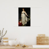 Portret van Mademoiselle X, 1873 Poster (Keuken)