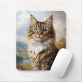 Portret van Maine Coon Kitten Muismat (Met muis)