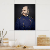 Portret van Maj. Generaal Ambrose Burnside Poster (Keuken)
