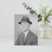 Portret van Man Briefkaart (Staand voorkant)