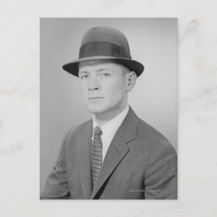 Portret van Man Briefkaart